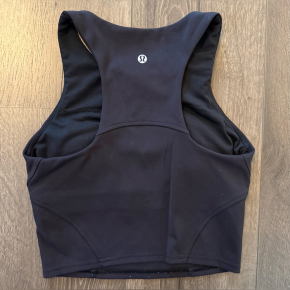 Lululemon Invigorate Training Tank Top Sports Bra Black Size 2 - Picture 4 of 5